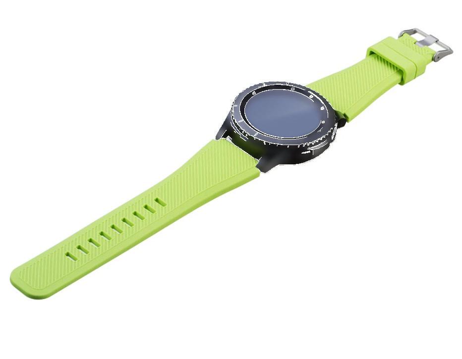 Силиконовый ремешок для часов Samsung Galaxy Watch 46 мм SM-R800 Light Green (780447678) - фото 2 Силиконовый ремешок для часов Samsung Galaxy Watch 46 мм SM-R800 Light Green (780447678) - фото 2