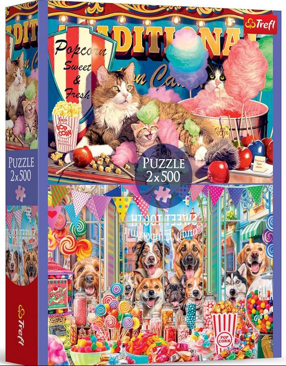 Пазл Trefl Пушистые друзья 2х500 эл.