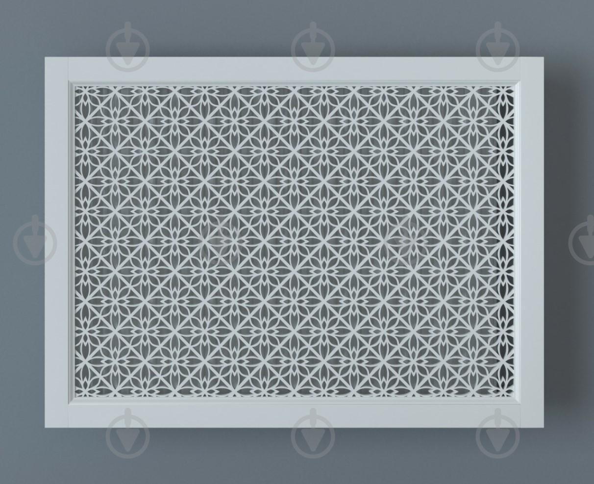 Экран-решетка декоративная на батарею отопления R38-F80 Белый (25311180) - фото 2