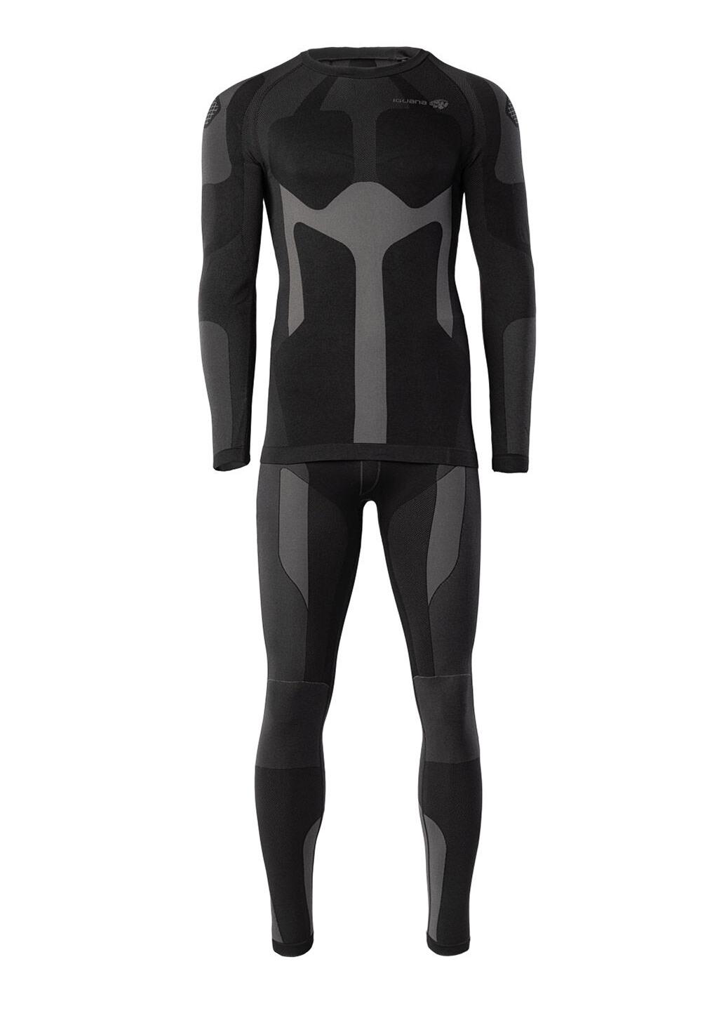 Комплект термобелья Iguana Zinke Set M/L Черно-серый