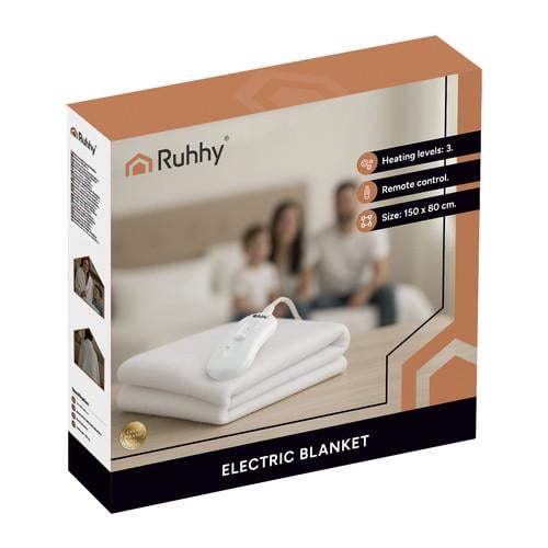 Ковдра електрична Ruhhy 150x80 см (26201) Ковдра електрична Ruhhy 150x80 см (26201)