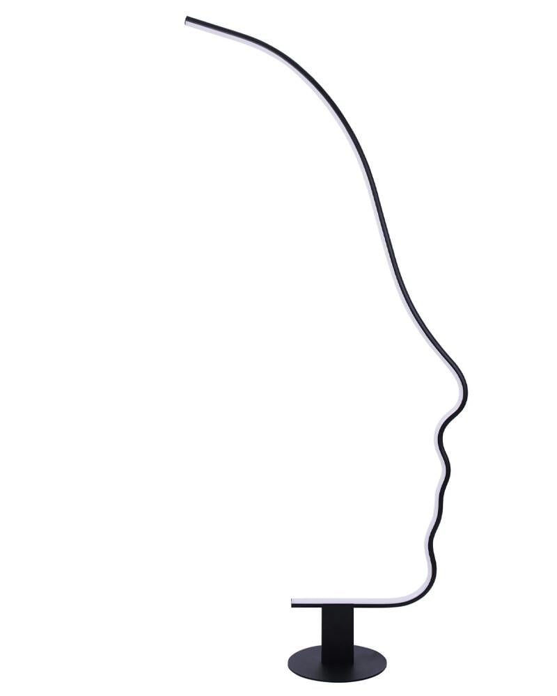 Торшер Polux 330154 Stranger LED 1x25W 4000K 3000Lm IP20 Черный (26394495)