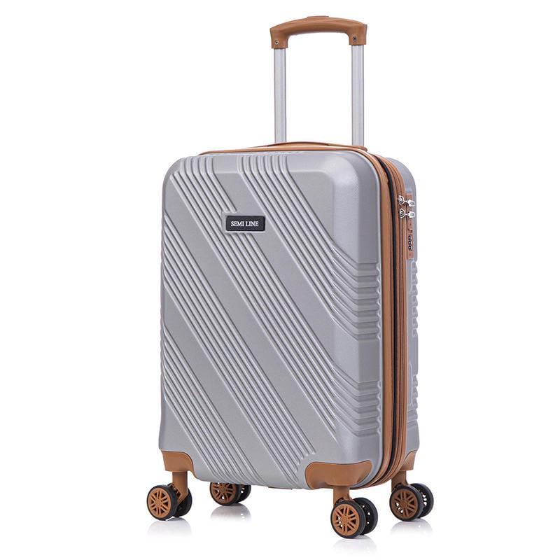 Чемодан SEMI LINE 20" S 39/54 л Light Grey (DAS303352) - фото 1 Чемодан SEMI LINE 20" S 39/54 л Light Grey (DAS303352) - фото 1