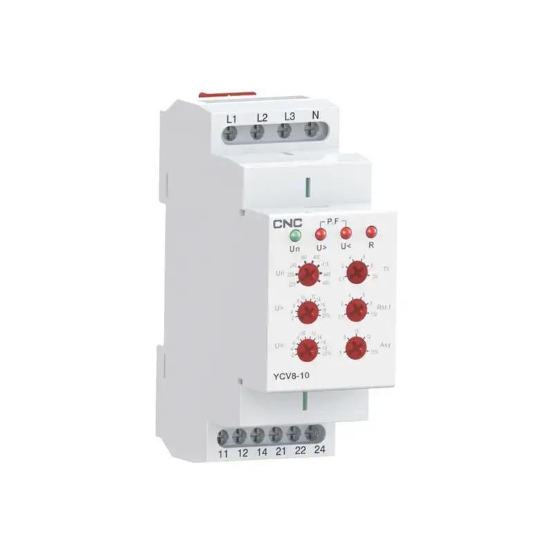 Реле контролю напруги модульне YCV8-10 M265 L1-L2-L3-N АС 127-265В 2 С/О 8А АС1 250V/DC 24V C (27871834)