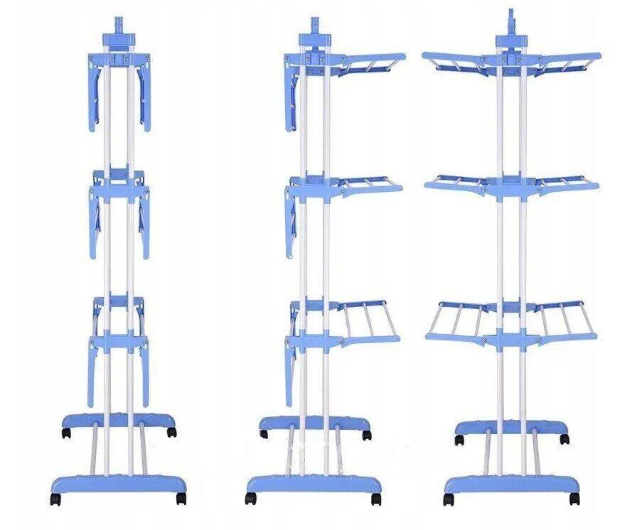 Складна сушарка для білизни Garment Rack With Wheels (2542119608) - фото 2