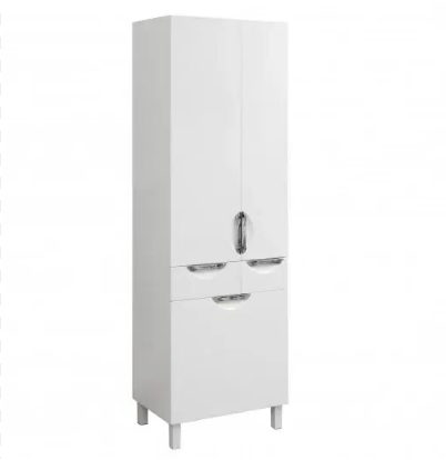 Пенал с корзиной Лаура-60-К для ванной комнаты Белый (1843023762) Пенал с корзиной Лаура-60-К для ванной комнаты Белый (1843023762)