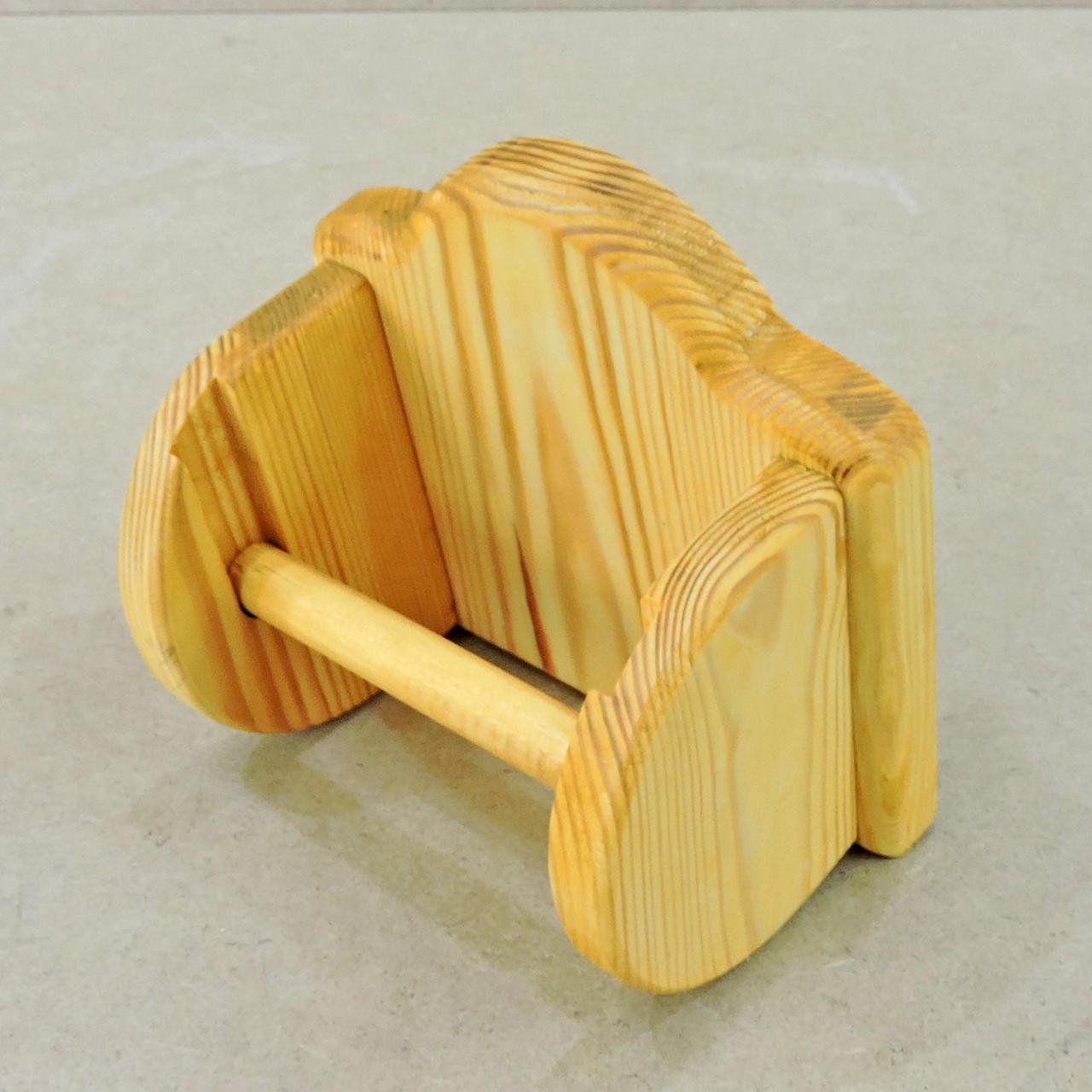 Держатель для туалетной бумаги из дерева Вольфрам Карри (ДТБ-000903)