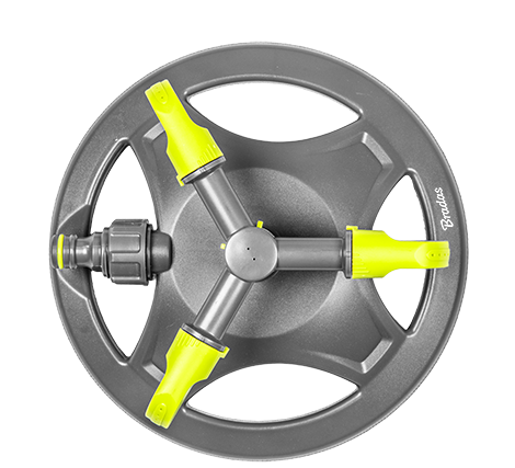 Ороситель вращающийся Bradas LIME LINE 3-х рожковый на круглой подставке (LE-6201)