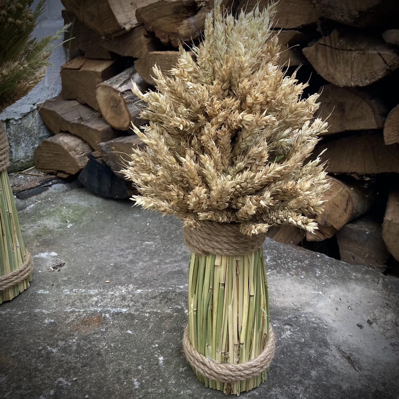 Різдвяний дідух з пшеничного колосся 30 см (2047679289) - фото 4