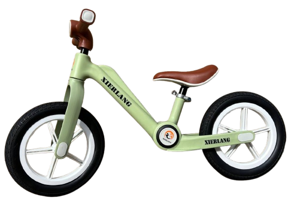 Беговел складной Maraton надувные колеса 12" Хаки (M12)