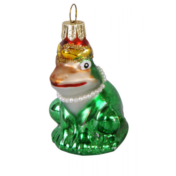 Набор елочных игрушек BonaDi Царевна-лягушка 3 шт. Зеленый (NY28-227)