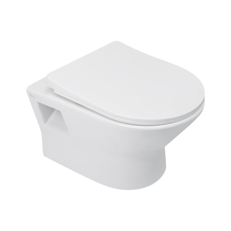 Унитаз подвесной безободковый Q-tap Lark White Унитаз подвесной безободковый Q-tap Lark White