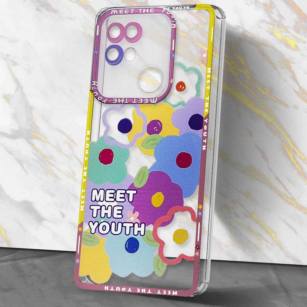 Прозорий захисний чохол AngelEyes для Xiaomi Redmi 10C Meet The Youth (30016)
