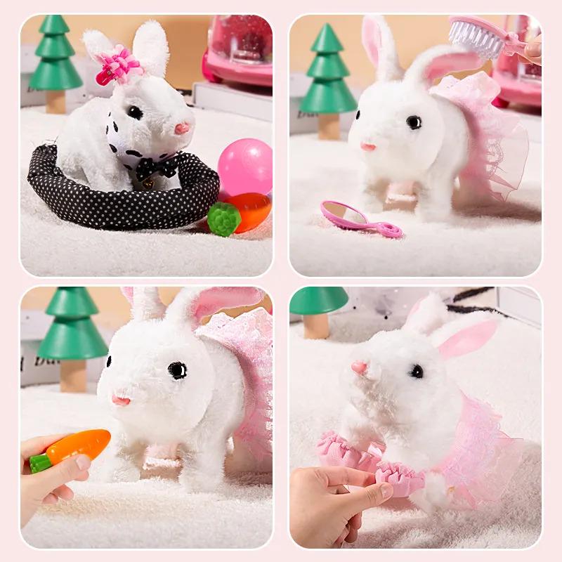 Набір дитячих іграшок Милий кролик зі звуком 21PCS Rabbits Set (13479110) - фото 4