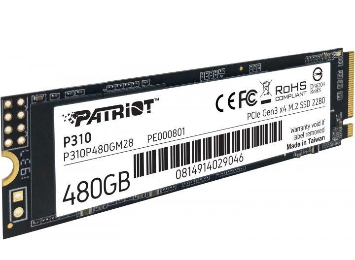 SSD-диск Patriot P310P480GM28 480 Гб (565526) - фото 2