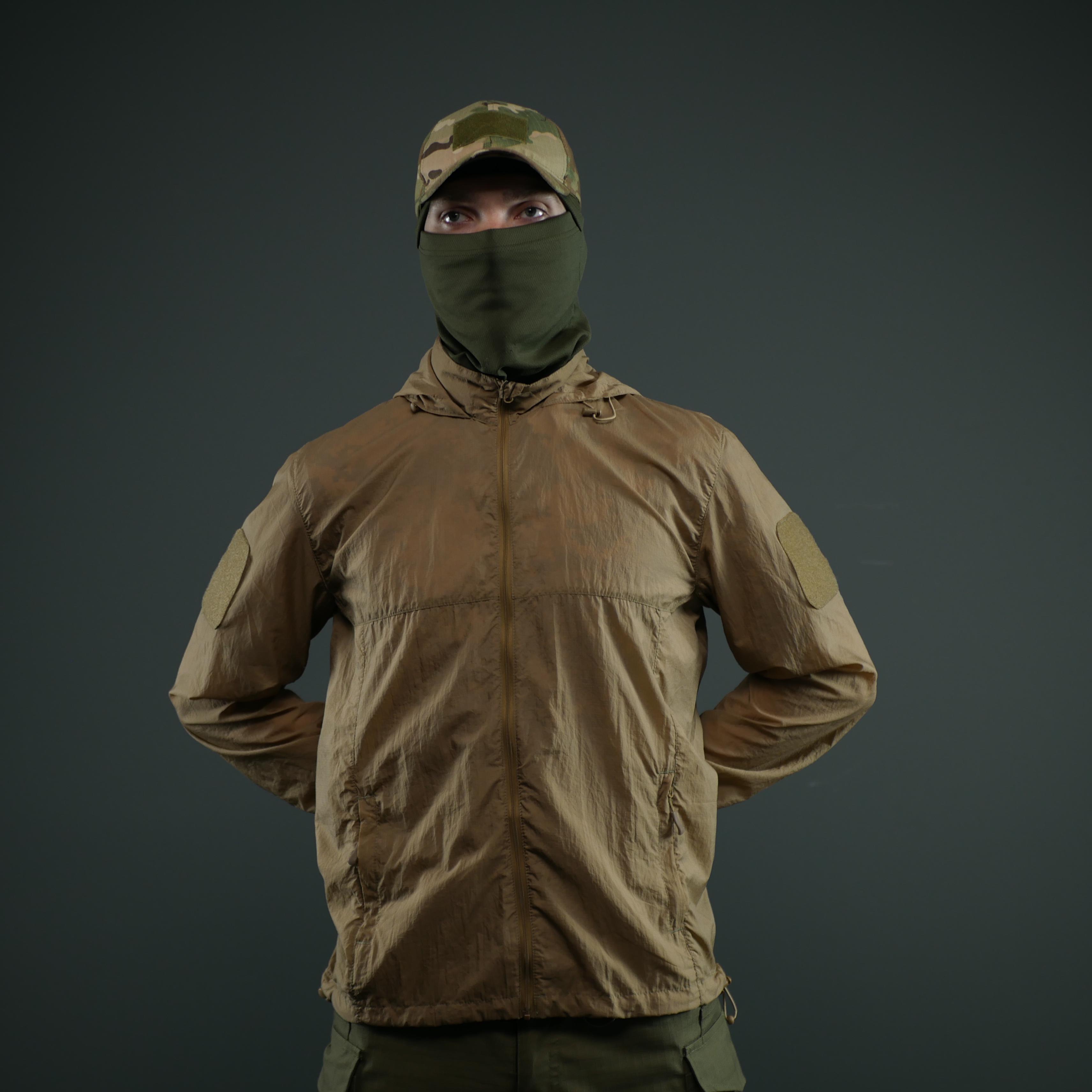 Вітрівка літня нейолонова Койот S (1742-S) - фото 14 Вітрівка літня нейолонова Койот S (1742-S) - фото 14