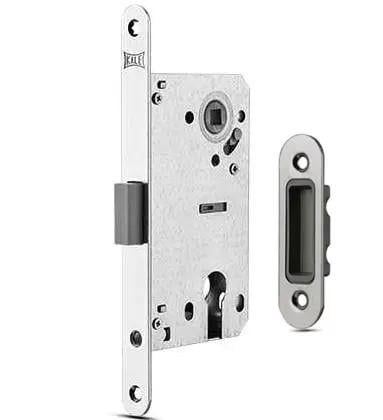 Замок 232N В магнитный межкомнатный цилиндровый с ответной планкой никель 50 мм (1-30203) Замок 232N В магнитный межкомнатный цилиндровый с ответной планкой никель 50 мм (1-30203)