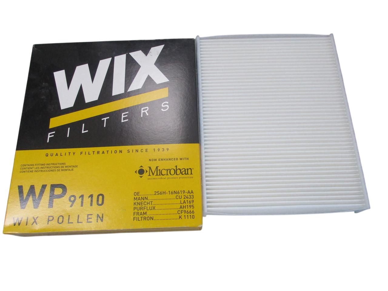 Фильтр салона K1110 WIX WP9110 FORD FORD FIESTA (3085935489) Фильтр салона K1110 WIX WP9110 FORD FORD FIESTA (3085935489)