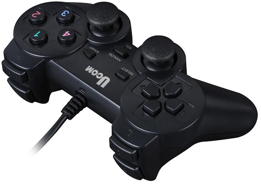 Дротовий геймпад Ucom UC-JS704S для ПК та PS3 USB Black (3_05471) - фото 4