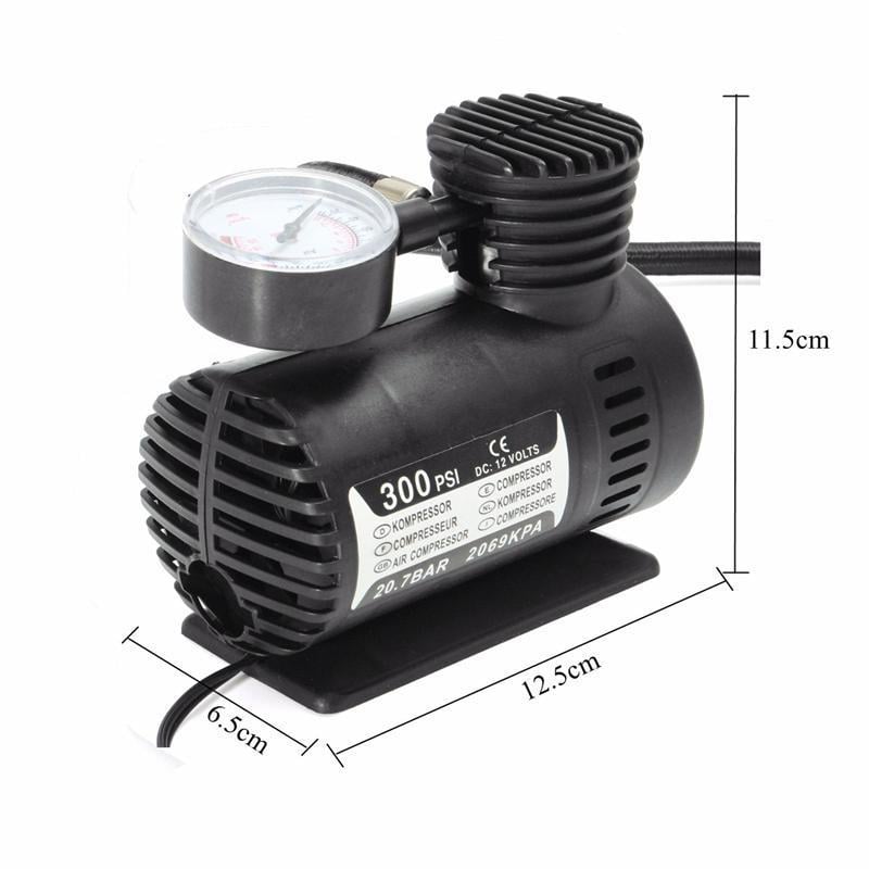 Автомобільний насос Air Compressor DC-12V Чорний (1001962-Black-0) - фото 8