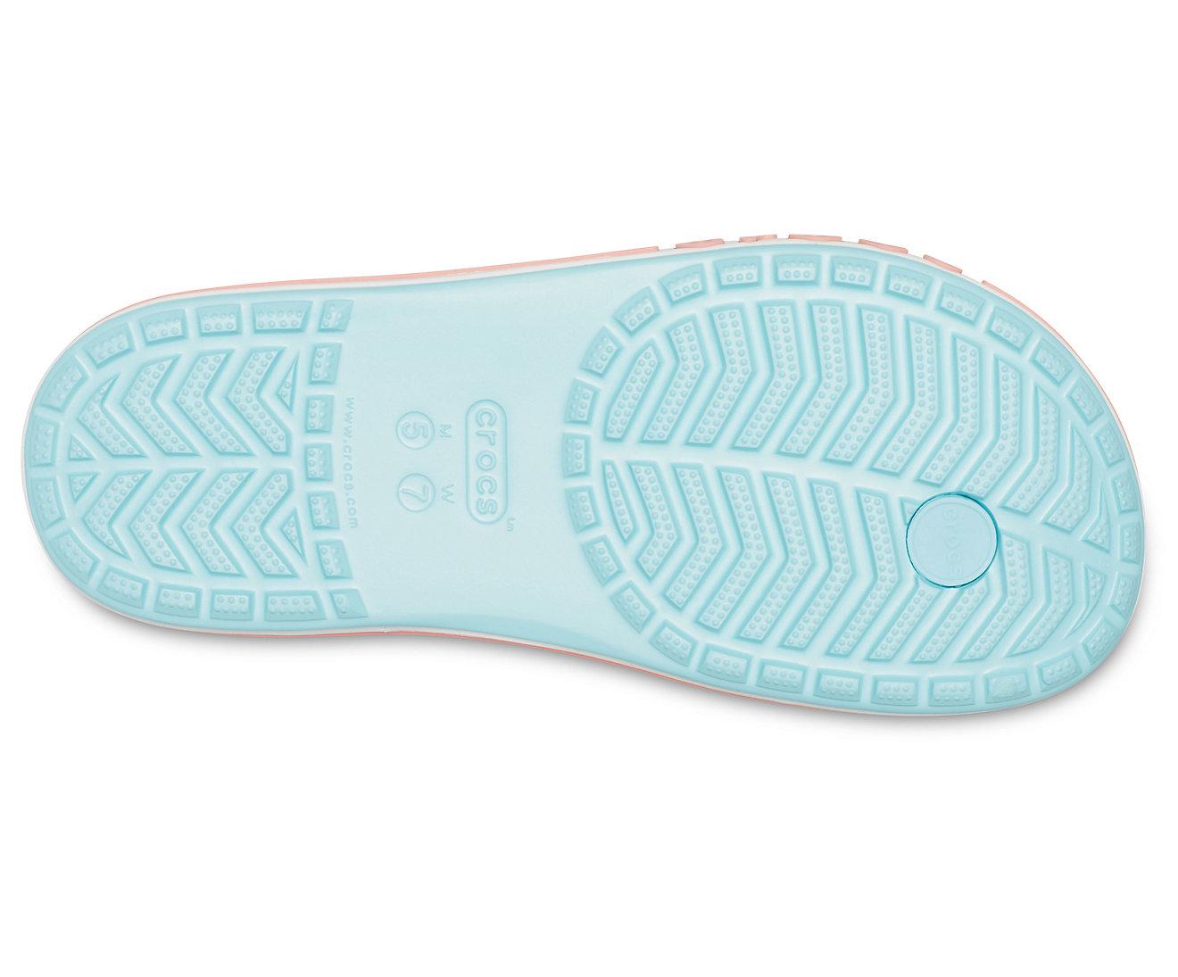 Вьетнамки Crocs Bayaband Flip M6W8 р. 38 24,5 см Ice Blue/Melon (205393) - фото 5