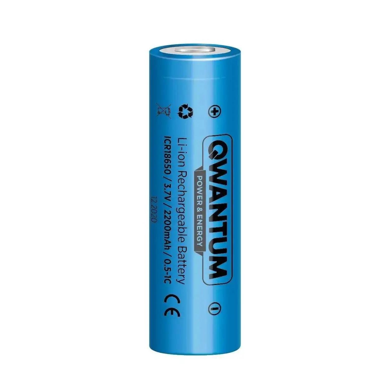 Акумулятор Quantum 21700 3,7V 4000 mAh Li-ion 21х70 мм (ICR21700FH/40001) - фото 1