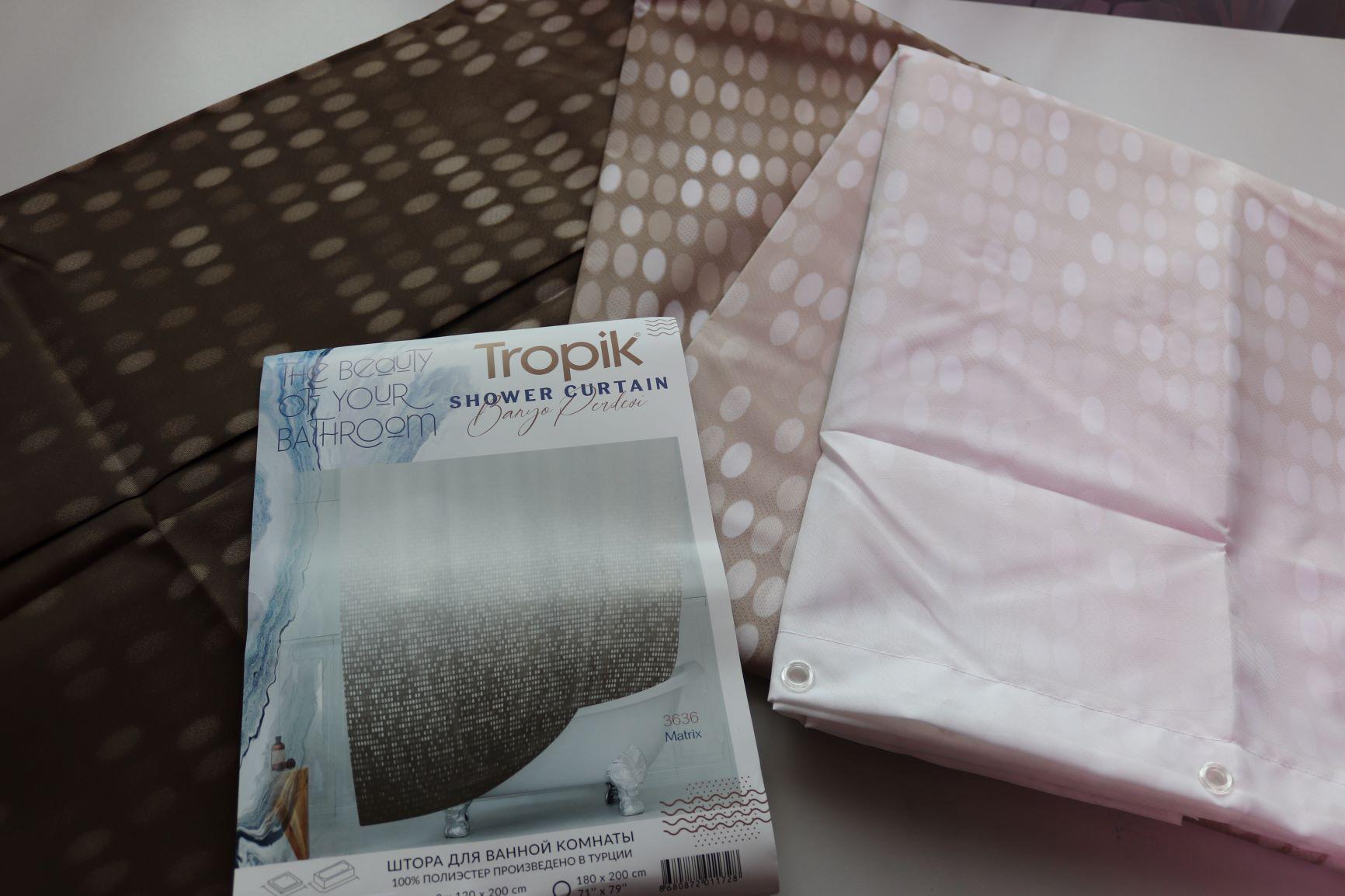 Штора для ванной Tropik Matrix 240x200 см (25456542) - фото 2 Штора для ванной Tropik Matrix 240x200 см (25456542) - фото 2