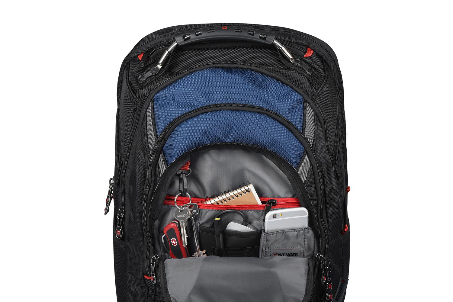 Рюкзак Wenger Ibex 17" Чорний/Синій (ERC-600638) - фото 7 Рюкзак Wenger Ibex 17" Чорний/Синій (ERC-600638) - фото 7