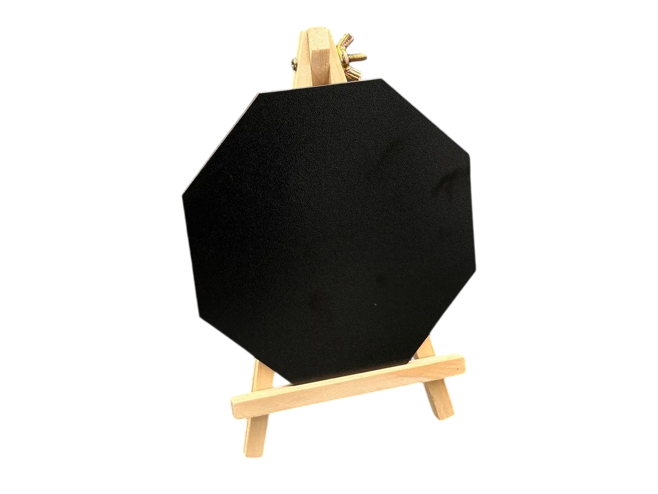 Мольберт з полотном настільний з натурального дерева переносний 13х13 см Чорний (PLT-105)