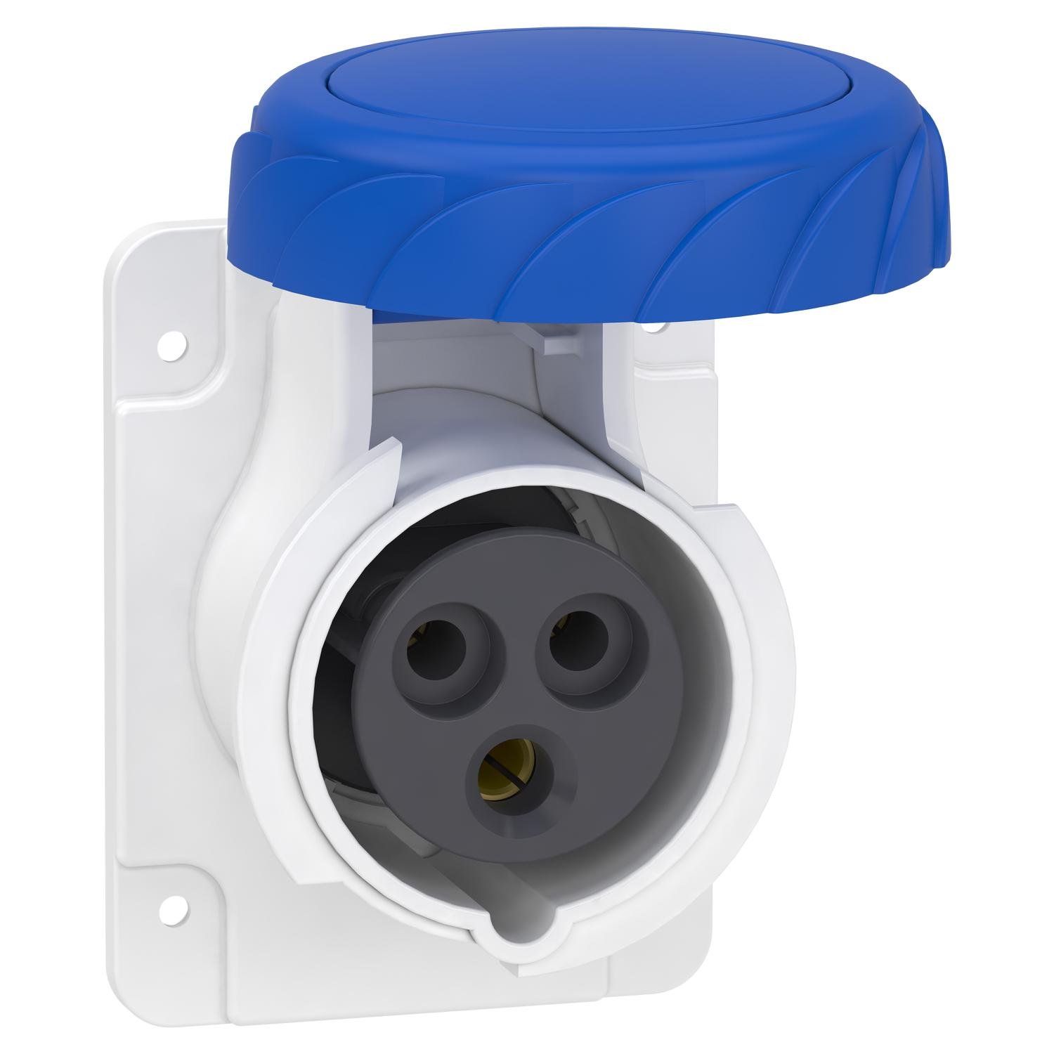 Силовая розетка Schneider Electric Mureva 2P+E 16А 250 В встраиваемая IP67 прямая Синий (PKF16G723) Силовая розетка Schneider Electric Mureva 2P+E 16А 250 В встраиваемая IP67 прямая Синий (PKF16G723)