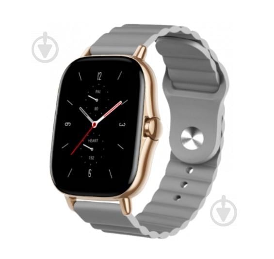 Ремешок BeWatch для Amazfit BIP | Bip Lite | Bip U / Pro/ Mini | GTS | GTS 2 (E) | GTR 42mm силиконовый 20мм Wave Серый (1010707) Ремешок BeWatch для Amazfit BIP | Bip Lite | Bip U / Pro/ Mini | GTS | GTS 2 (E) | GTR 42mm силиконовый 20мм Wave Серый (1010707)