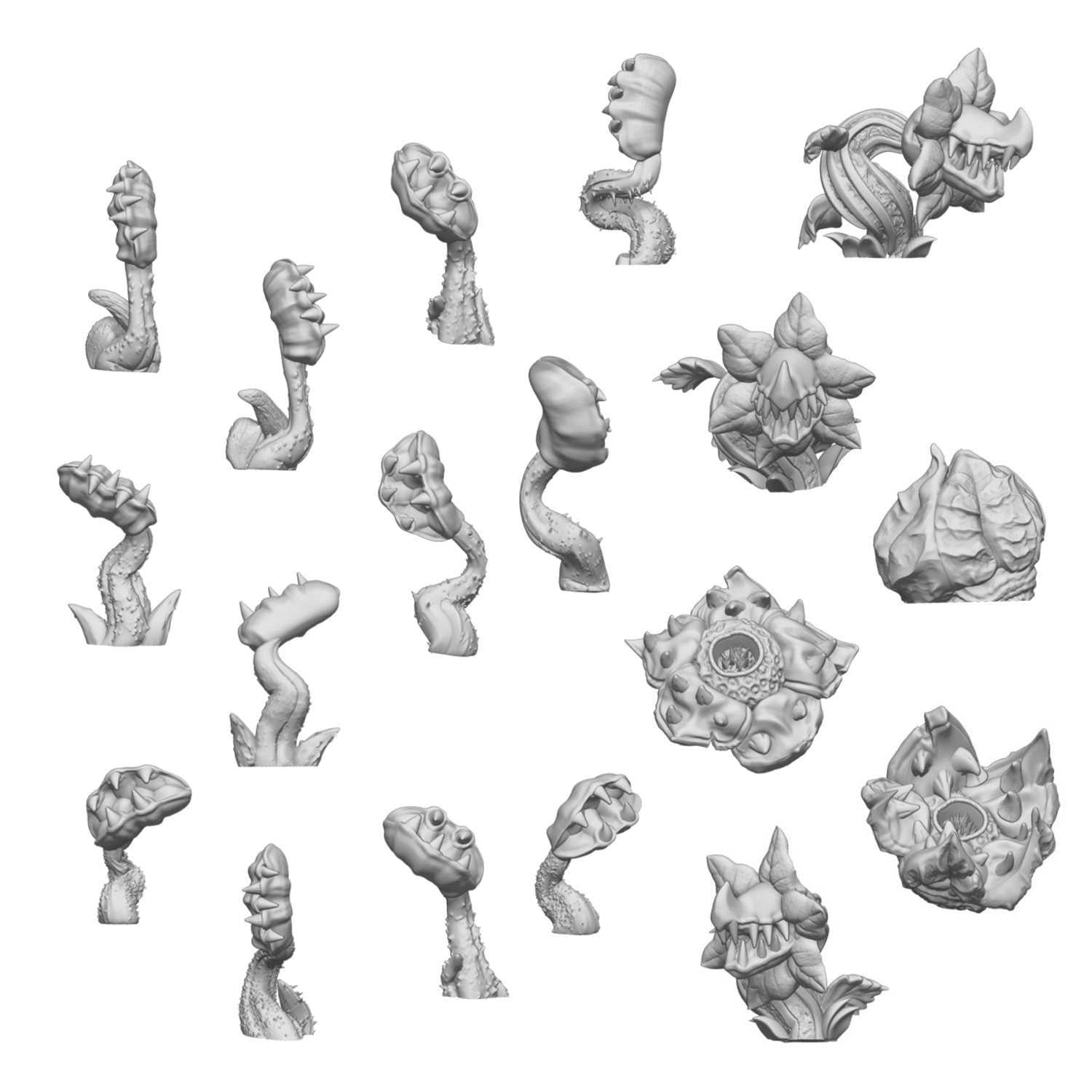 Фігурки 3D GSW CARNIVOROUS Плотоядні рослини (11624)