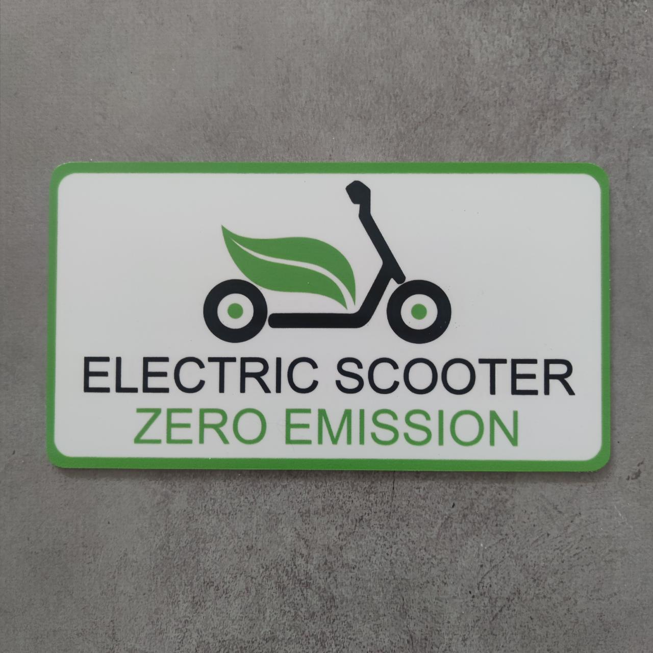 Номер на электроскутер ЭКО 220х110 мм (2305675469) - фото 4