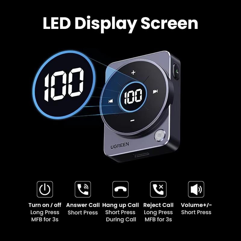 Адаптер UGREEN CM724 Bluetooth 5.4 Grey (35003) - фото 6