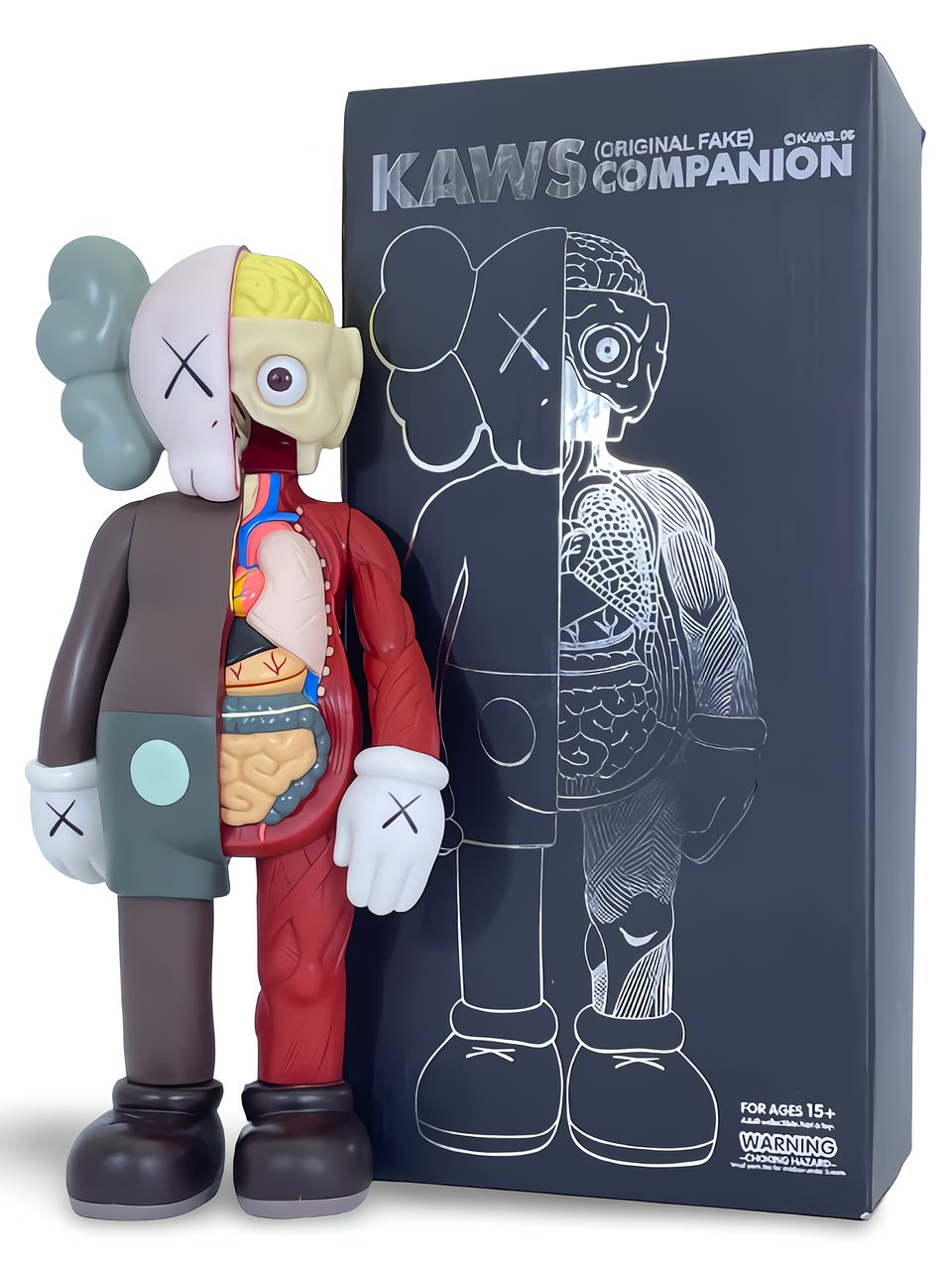 Статуэтка KAWS Companion Flayed Open Edition Анатомия 34 см (2271380379)