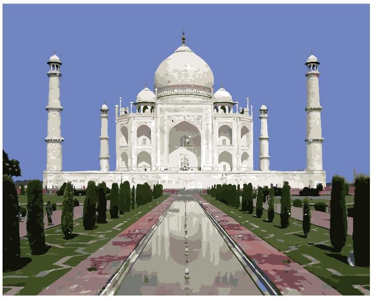 Картина по номерам Brushme Роскошный Тадж-Махал 40х50 см (GX7824)