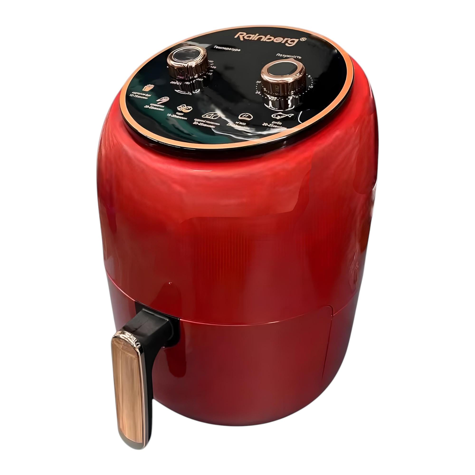 Фритюрница воздушная Rainberg RB-2318 с вместительной чашей 3800 Вт 8.5 л (е249)