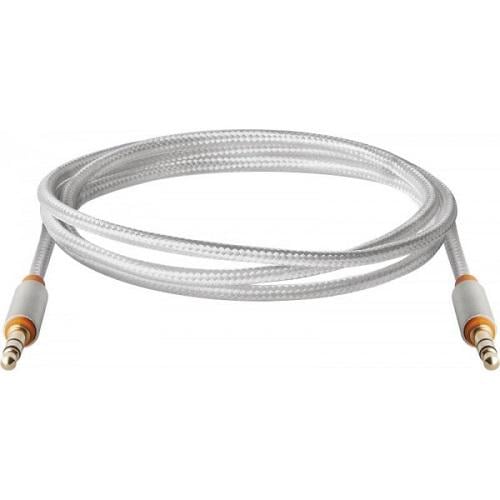 Кабель AUX Audio 3.5мм M/M Defender JACK01-03 87513 1,2м Белый (573099)