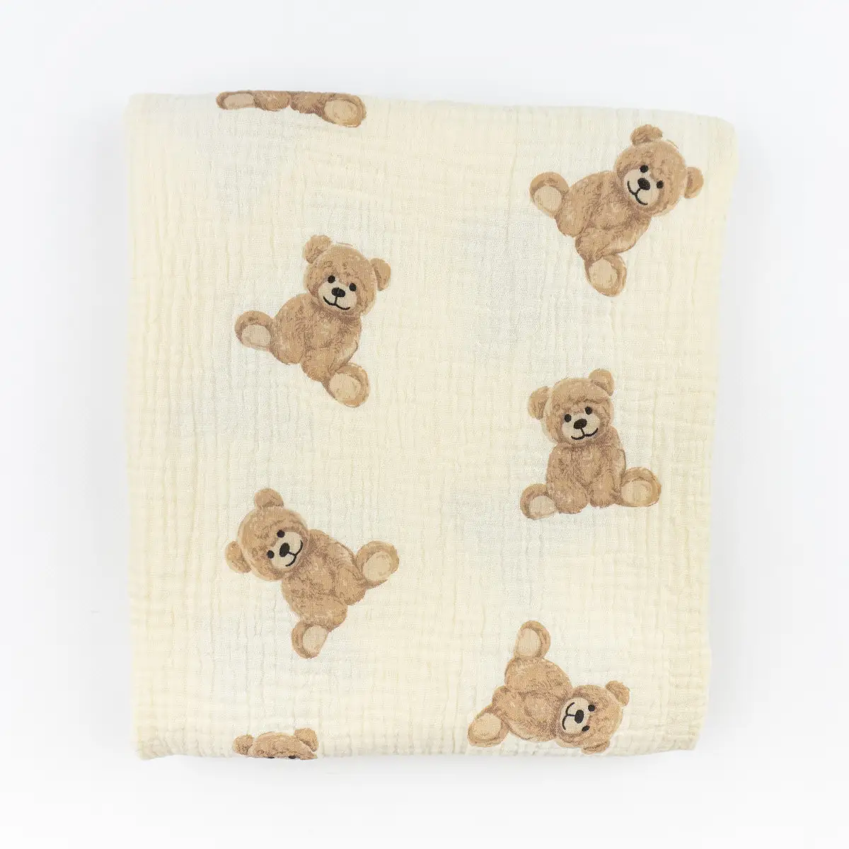 Плед мусліновий 125х75 см Bears (8-6-4916186)