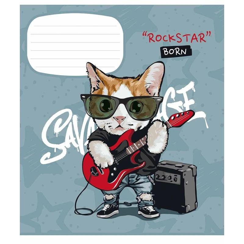 Школьная тетрадь в линейку Школярик 12 листов Разноцветный (NB-286-Z-426)