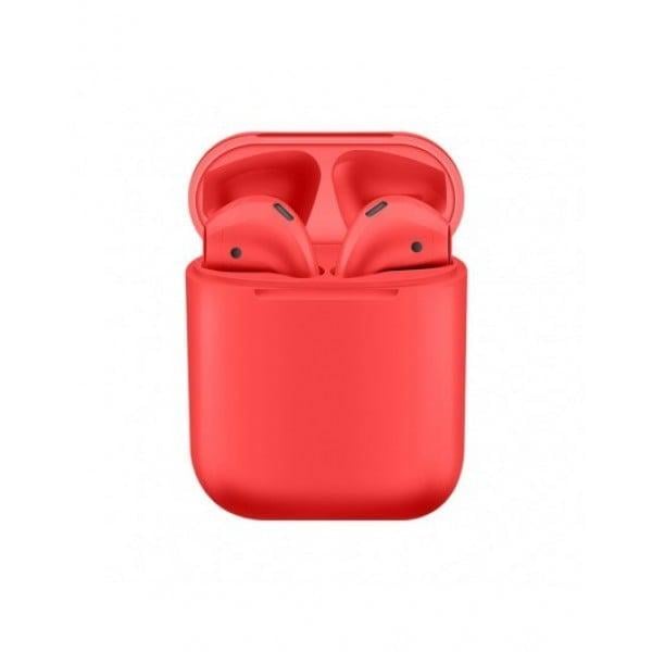 Наушники беспроводные Bluetooth в кейсе i20 XS TWS 5,0 + EDR сенсорные Red