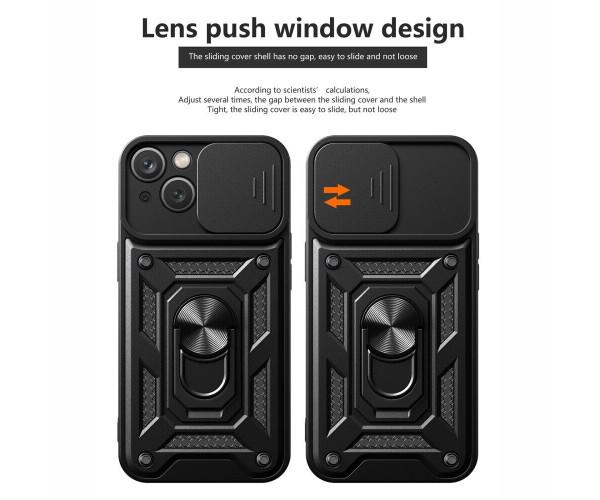 Чехол накладка Ricco Camera Sliding для Apple iPhone 15 Красный - фото 2