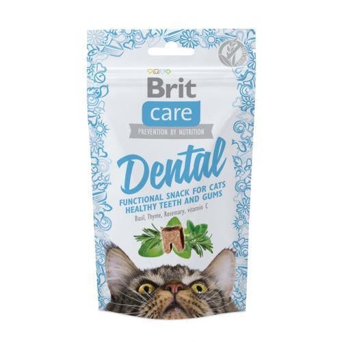 Ласощі функціональні Brit Care Dental з індичкою для котів 50 г Ласощі функціональні Brit Care Dental з індичкою для котів 50 г