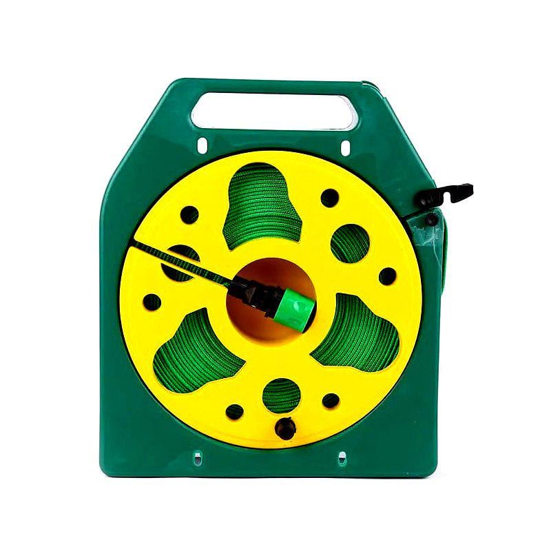 Шланг садовый ПВХ на катушке 20 м с пистолетом-распылителем на 4 режима (3-18-M17149)