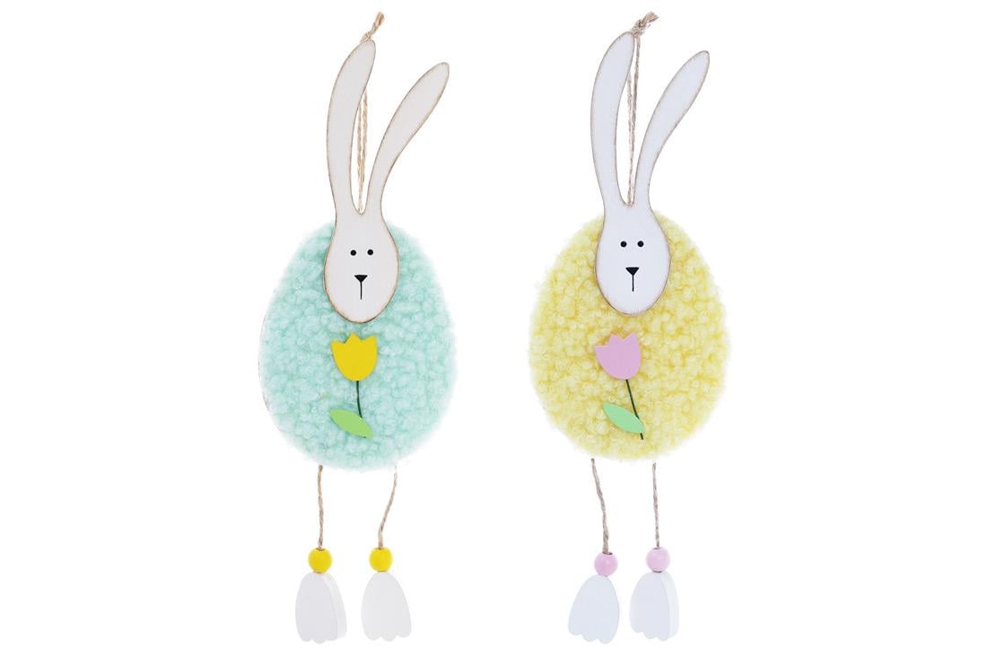 Декорация пасхальная на подвесе BonaDi Кролик 6 шт. (781-933)