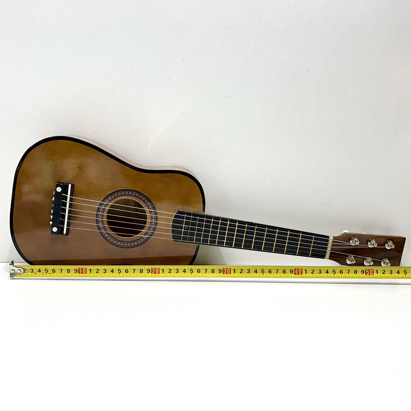 Гитара деревянная детская 6 струн Коричневый (M 1369) - фото 8 Гитара деревянная детская 6 струн Коричневый (M 1369) - фото 8