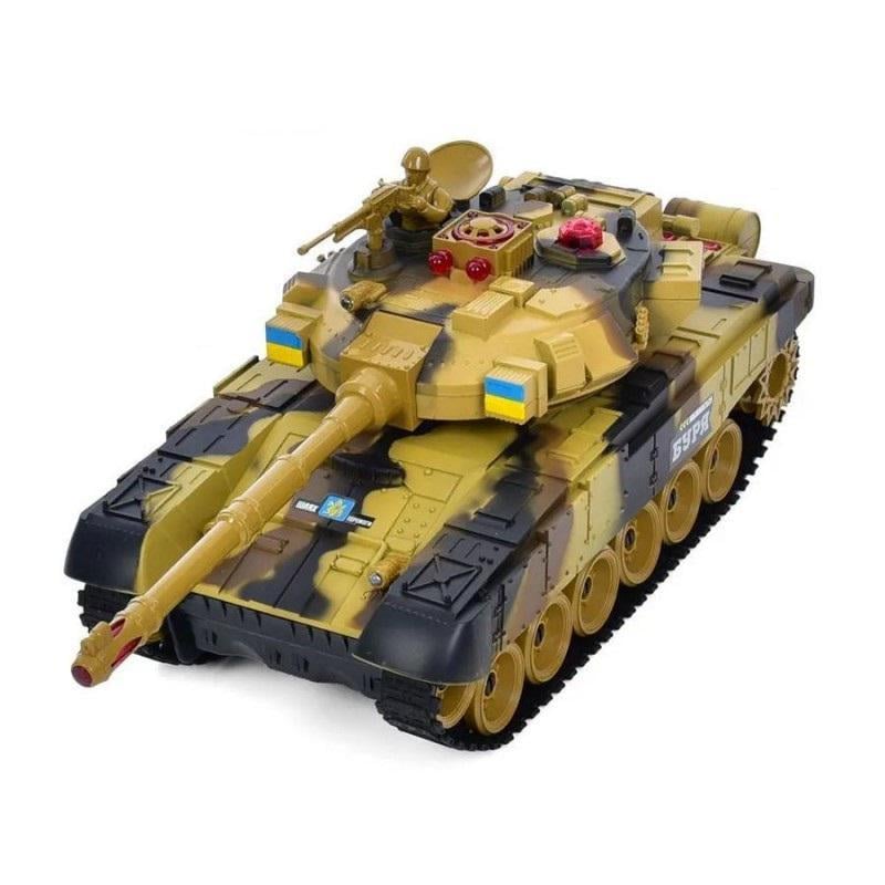 Танк на радиоуправлении Оплот с подсветкой и звуком 37V Camouflage (136450)