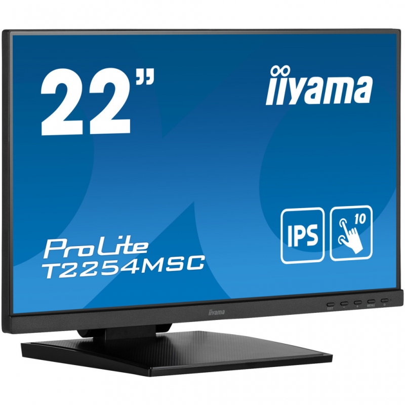 Монитор сенсорный iiyama T2254MSC-B1AG IPS 1920x1080 Full HD 22" 5W (26832322) - фото 2 Монитор сенсорный iiyama T2254MSC-B1AG IPS 1920x1080 Full HD 22" 5W (26832322) - фото 2
