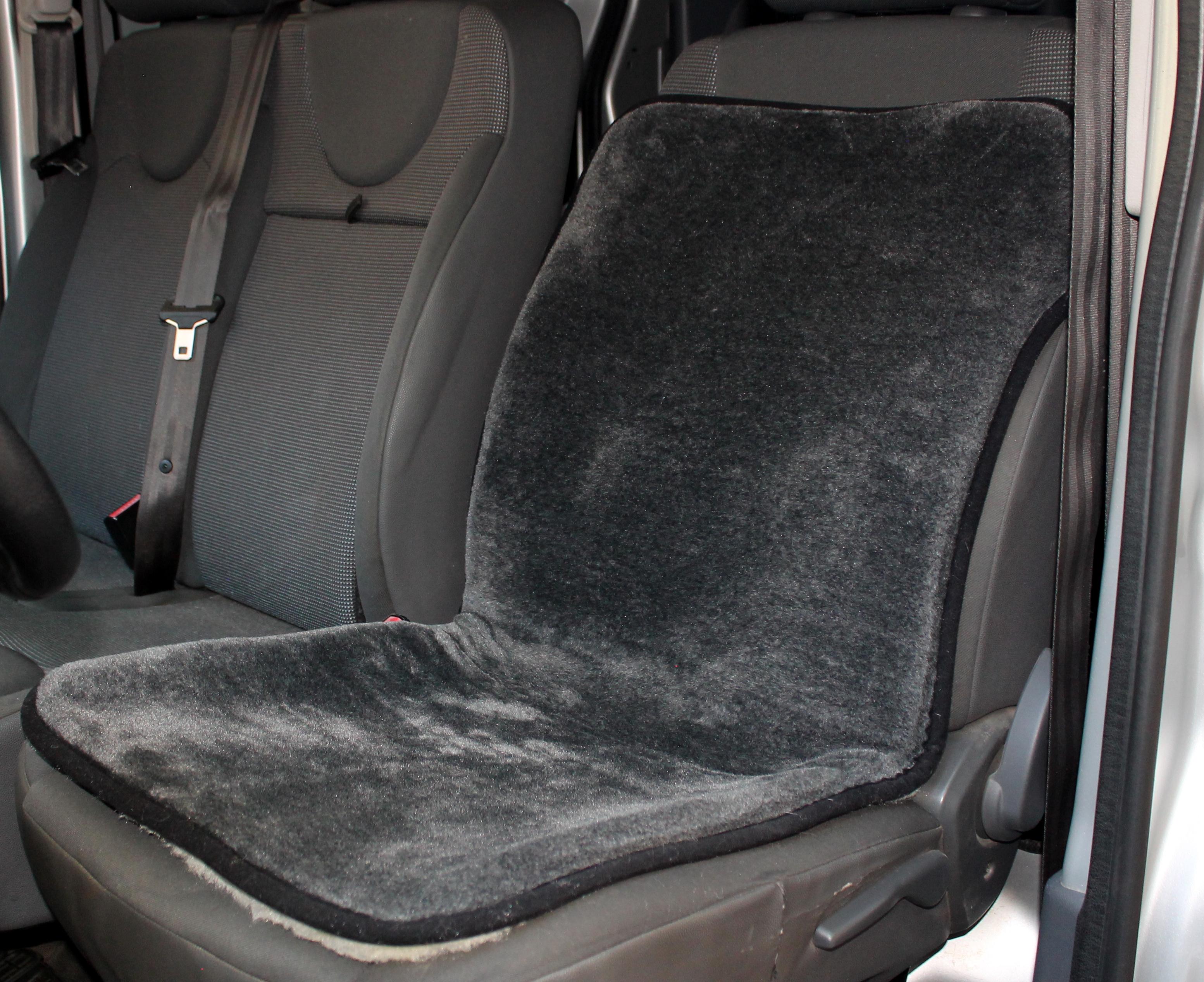 Накидка на сиденье автомобиля из овчины Sheepskin эко-шерсть 1 шт. Серый (354) - фото 2 Накидка на сиденье автомобиля из овчины Sheepskin эко-шерсть 1 шт. Серый (354) - фото 2