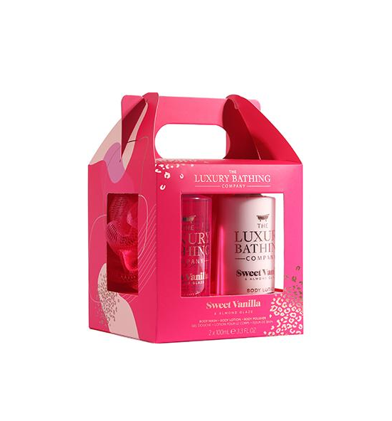 Набор для тела THE LUXURY BATHING Glamourous Glow SVA гель для душа/лосьон и губка/100 мл/100 мл (60461)